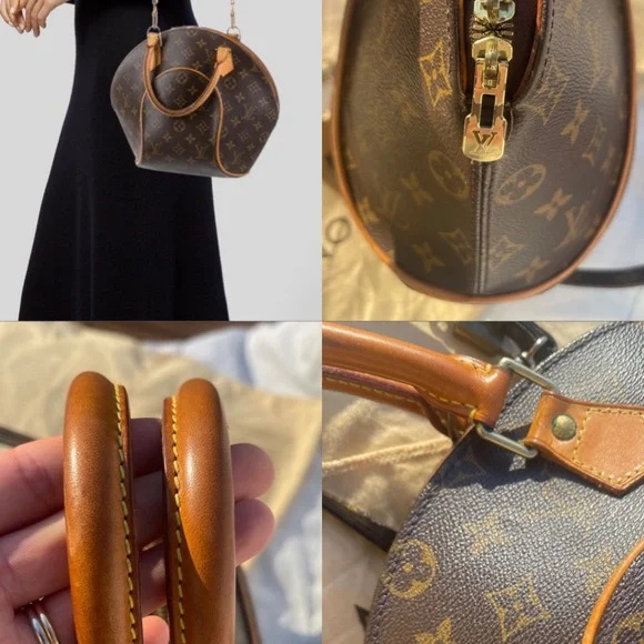 SOLD✨ Authentic Louis Vuitton Ellipse PM Strap, dust bag, lock & key - Picture 4 of 16